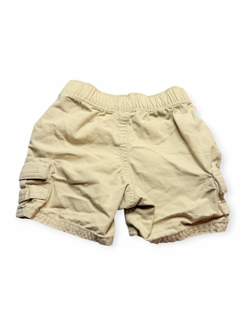 The Children’s Place Boys Cargo Shorts Lot of 2 Size 9-12M Blue Khaki Cotton